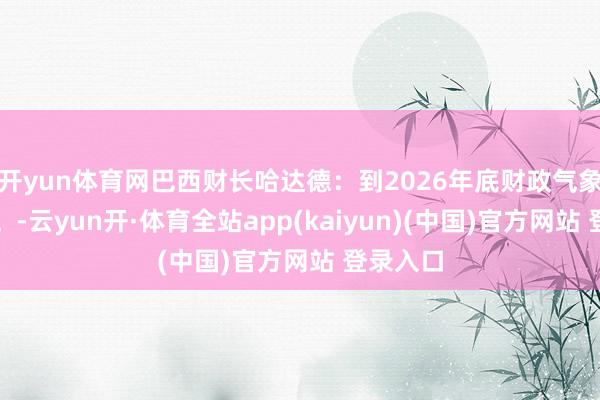 开yun体育网巴西财长哈达德:到2026年底财政气象将郑重。-云yun开·体育全站app(kaiyun)(中国)官方网站 登录入口