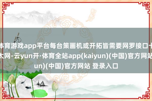 体育游戏app平台每台策画机或开拓皆需要网罗接口卡来相接以太网-云yun开·体育全站app(kaiyun)(中国)官方网站 登录入口